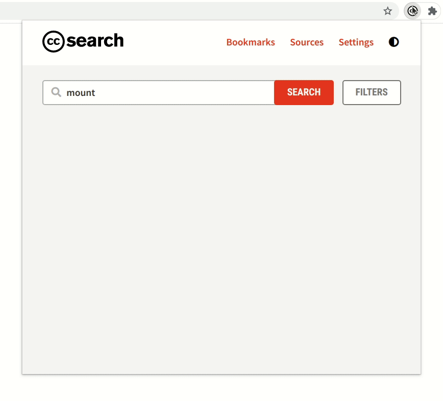 CC Search Browser Extension